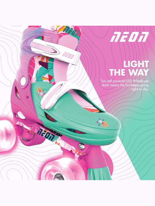 Y Volution Y Glider Deluxe XL 18 Quad Einstellbar Rollers Rosa Erwachsene/Kinder