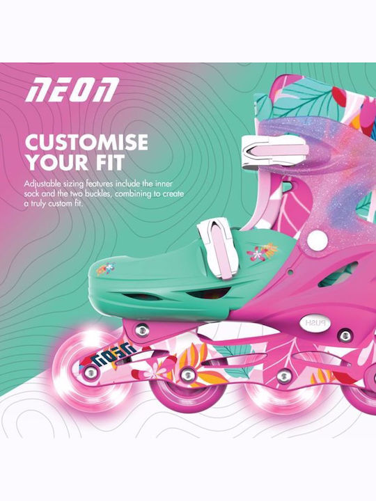 Y Volution Y Glider Deluxe XL 18 Quad Einstellbar Rollers Rosa Erwachsene/Kinder