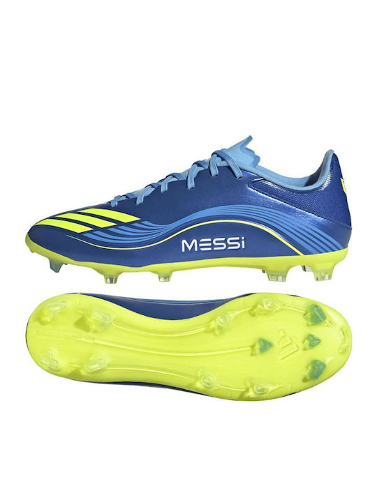 adidas F50 Messi League FG/MG Ποδοσφαιρικά Παπούτσια με Τάπες Μπλε