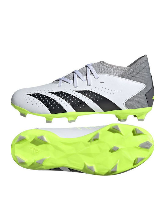 Accuracy.3 Kids Molded Soccer Shoes with Sock White