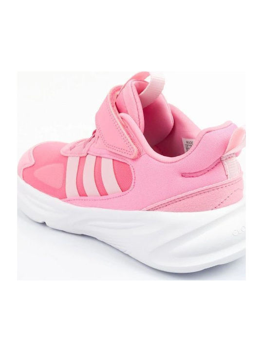 Ozelle Kids Sports Shoes Running with Hoop & Loop Closure Bliss Pink / Clear Pink / Cloud White