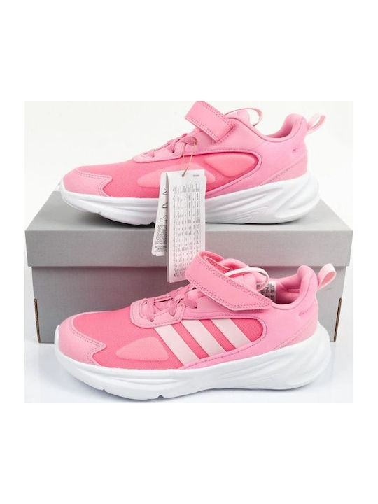 Ozelle Kids Sports Shoes Running with Hoop & Loop Closure Bliss Pink / Clear Pink / Cloud White
