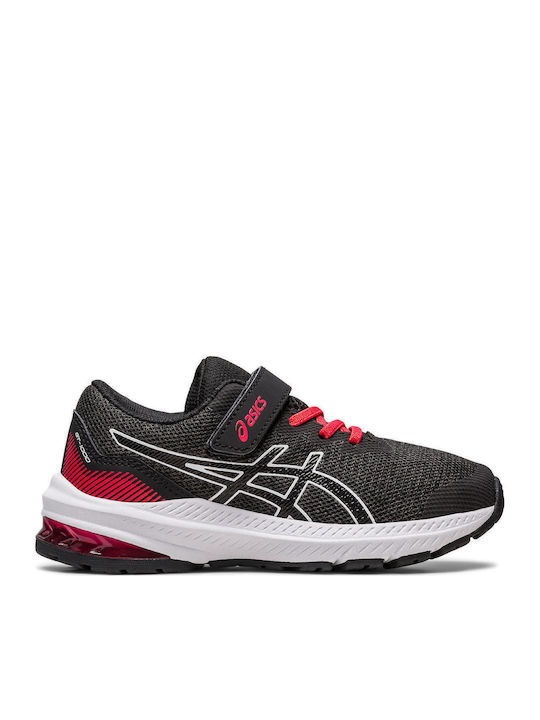 GT-1000 11 PS Kids Sports Shoes Running with Hoop & Loop Closure Black
