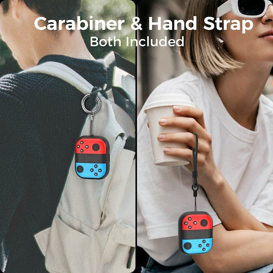 AHAstyle Case Silicone with Hook in Blue color for Apple AirPods Pro 3