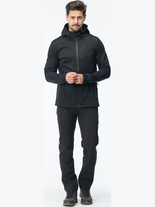 Χειμωνιάτικο Μπουφάν Softshell Αδιάβροχο και Αντιανεμικό Γκρι