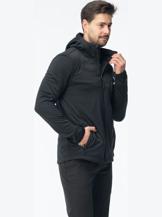Χειμωνιάτικο Μπουφάν Softshell Αδιάβροχο και Αντιανεμικό Γκρι