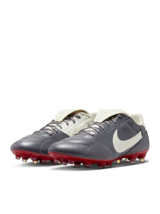 Nike Premier 3 Fußballschuhe mit Stollen Silber