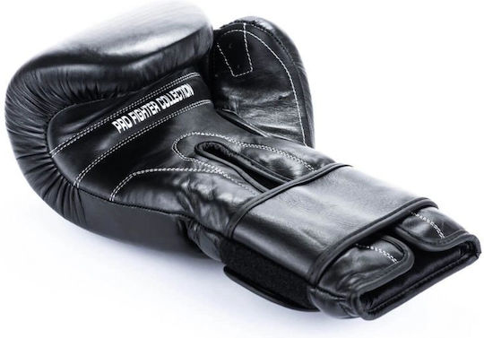 DBX Bushido Mănuși de Box din Piele pentru Competiție Negre