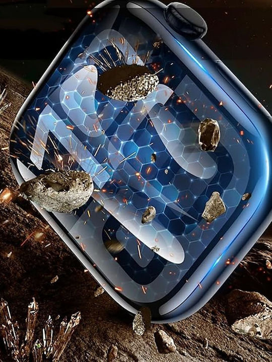 Tech-Protect Easy Set Flex+ 3er Pack Für Apple Watch 4 5 6 SE 1 2 3 44mm Schwarzes Tragbare Bildschirmschutzfolien