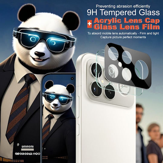 Imak Προστασία Κάμερας Tempered Glass Μαύρο για το Xiaomi Poco F8 Ultra 5G