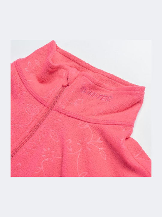 Fleece Jachetă de damă în Roz Culoare