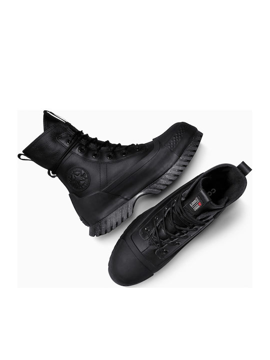 Chuck Taylor All Star Lugged 2.0 Ghete Bărbați Din Piele Negre