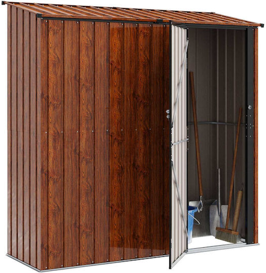 Metallisch Lagerhaus Braun Offen B2.035xT0.73xH2m