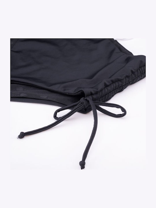 Bikini Slip Talie Înaltă Negru