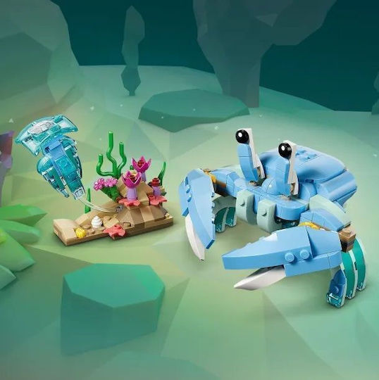 LEGO Creator 3 în 1 Animale Marine Delfini Frumoși pentru 9+ Ani