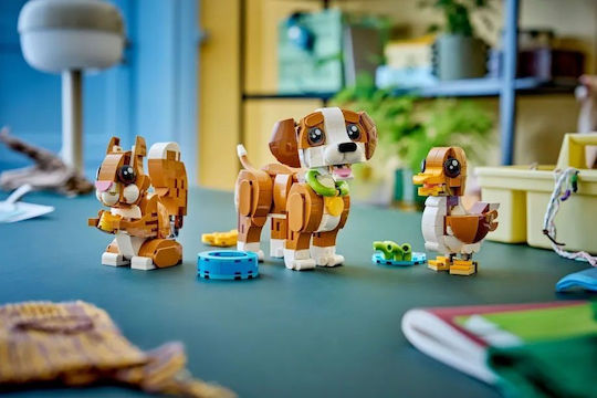 LEGO Creator 3-in-1 Cute Animals Playful Puppy Dog for 8+ Years 336 Pieces