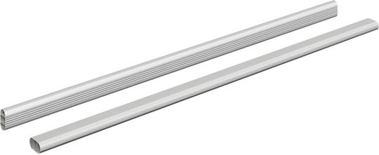 vidaXL Clothes Hanger Silver 864889 2pcs