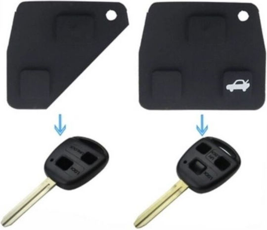 Gummimembran-Pad Für Autoschlüssel Kompatibel Mit Toyota Lexus Modelle Yaris Corolla Rx