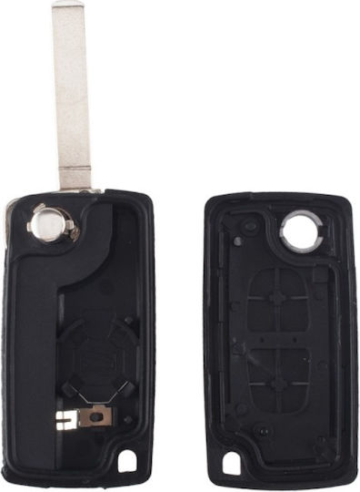 Husă Pentru Chei Auto Compatibilă Peugeot Citroen 207 307 407 C2 C3 C4 C5 C6 C8 2 Butoane Va2