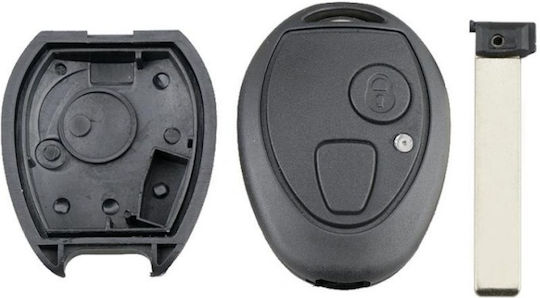 Husă Pentru Chei Auto Compatibilă Land Rover Discovery Rover 75 Mini Cooper Bmw Z3 Z4 X3 X5 E46 E39 2 Butoane Hu92