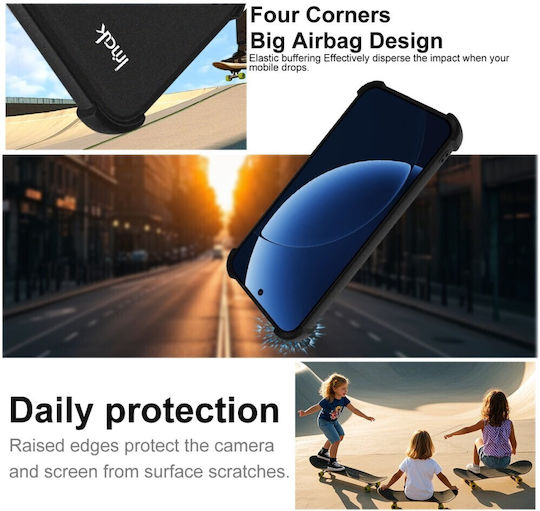 Imak Matte Back Cover Σιλικόνης Μαύρο (Realme GT 8 Pro)