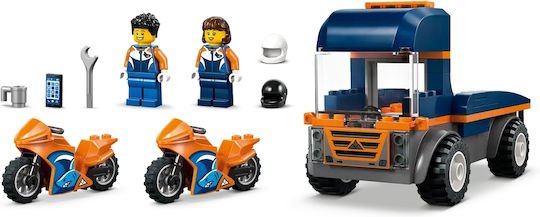 LEGO City Мотоциклетен Транспортьор за 4+ Години 88 Бройки