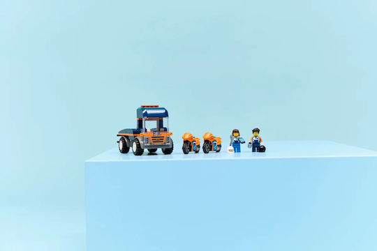 LEGO City Мотоциклетен Транспортьор за 4+ Години 88 Бройки