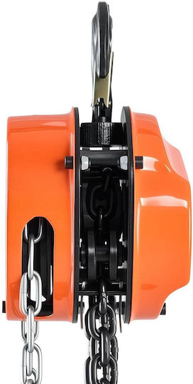 Manual Chain Hoist 2 Ton Capacity Max Lifting Height 3 M Swivel Hooks