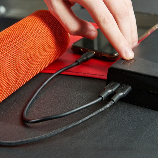 Green Cell USB 2.0 Cable USB-C male - USB-C 100W Green 1.2m