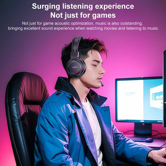Yesido EK05 On Ear Gaming Headset με σύνδεση USB for PC