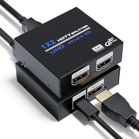 Andowl Hdmi Splitter 2 Εξόδους Q-hd423