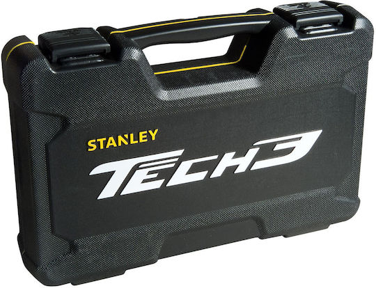 Stanley Set de chei tubulare și clichet 66buc