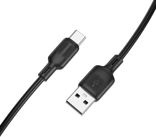 Borofone USB-C to Lightning Cable 18W Μαύρο 2m