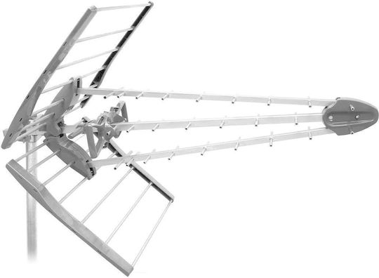 Flash HDTF-C48G IKU-1816 Outdoor TV Antenna (Does not Require Power Supply) Black
