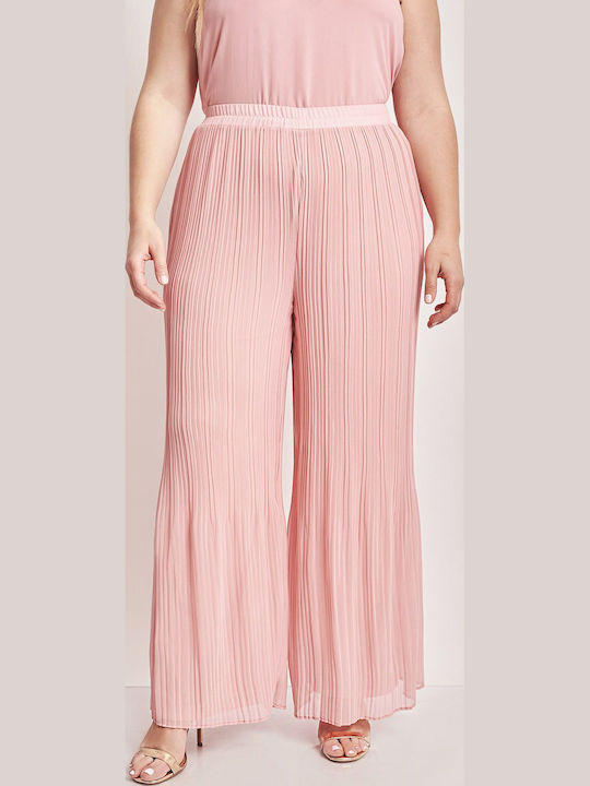 Femei Din material textil Pantaloni cu elastic Roz