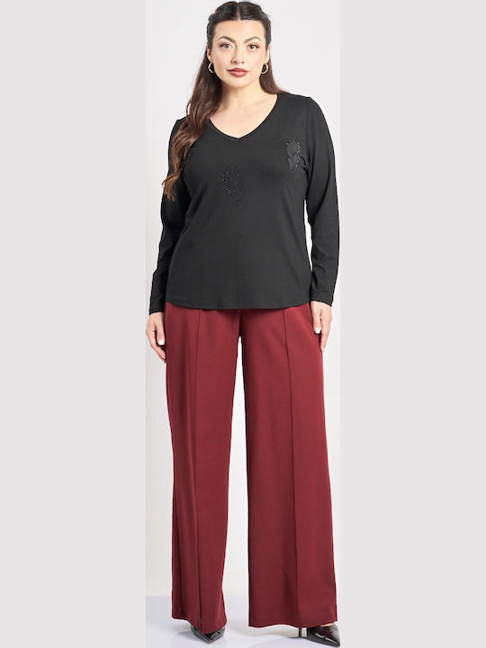 Femei Din material textil Pantaloni Roșie