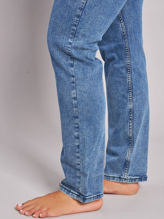 Blugi de damă cu croială slim Blue