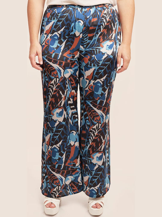 Femei Din material textil Pantaloni cu elastic Botanical Print