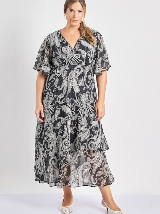 Rochie De Vară Pentru Femei Midi De Seară Wrap-Around Lacuri