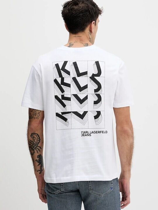 T-shirt Λευκό-μαύρο