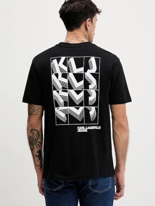 T-shirt Μαύρο