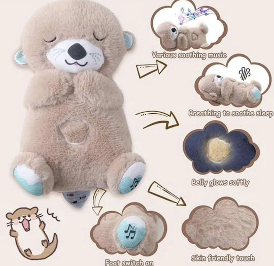 Plush Teddy Bear with Motion & Sound for Newborns 11 cm