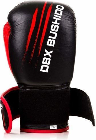 DBX Bushido ARB-415 Γάντια Πυγμαχίας Δερμάτινα για Αγώνα Μαύρα