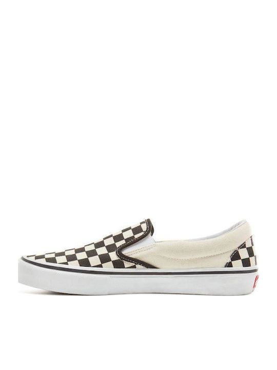 Checkerboard Πάνινα Ανδρικά Slip-On Λευκά
