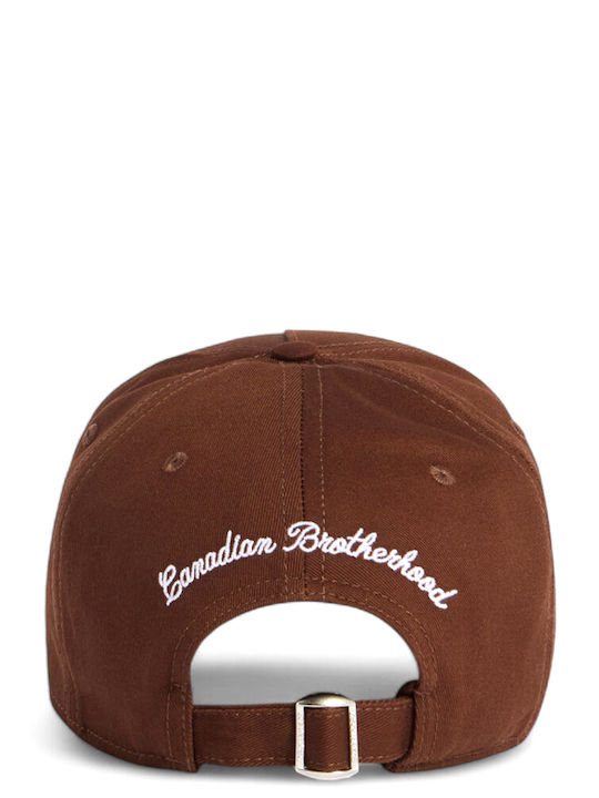 Dsquared2 Other Baseball Cap Men Dsquared2 Καφε Λευκο Bcm0976-05c00001-5080 Dsquared2 Other Baseball Cap Men Dsquared2 Καφε Λευκο Bcm0976-05c00001-5080