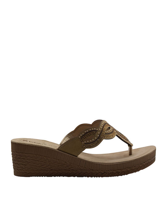 Anatomische Damenplattformen Beige
