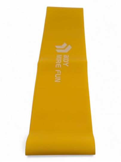 Body More Fun Widerstandsbänder Schleife Gelb 0.66m