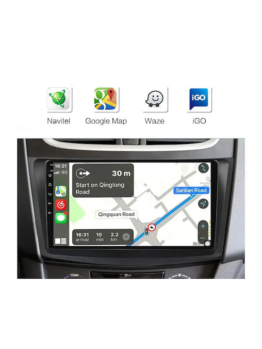 Car Audio System for Audi A4 2002-2008 (Bluetooth/USB/WiFi/GPS/Apple-Carplay/Android-Auto) with Touch Screen 9"