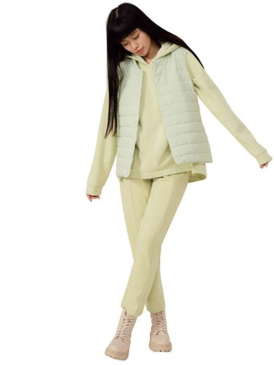 Women's for Hiking Short Puffer Jacket for Spring or Autumn Mint