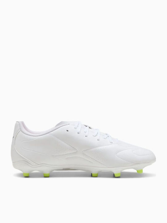 PUMA Play FG/AG Ποδοσφαιρικά Παπούτσια με Τάπες Λευκά PUMA Play FG/AG Ποδοσφαιρικά Παπούτσια με Τάπες Λευκά
